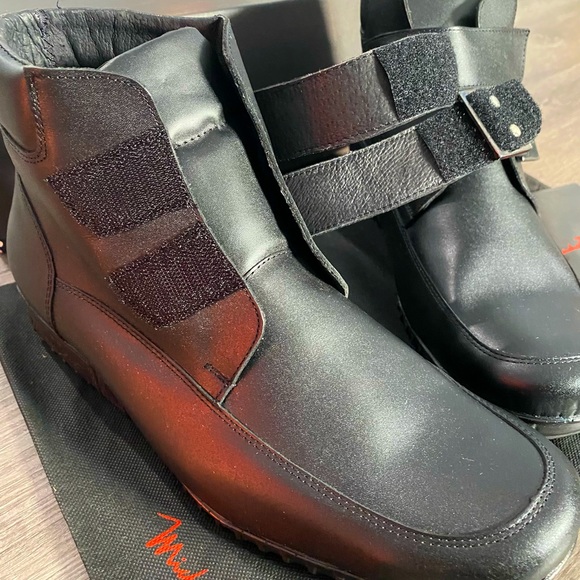 Leather Boots Michel domit boots - Picture 7 of 9